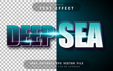 Poster - Deep sea text effect editable