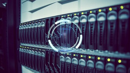 Poster - Animation of scope scanning over server room