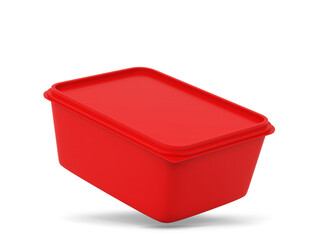 Sticker - Plastix food container mockup