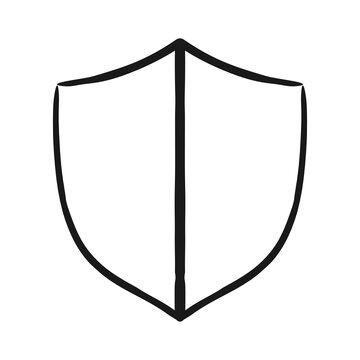 shield grunge sign vector illustration