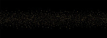 Golden Sparkle Anniversary Vector Panoramic Black