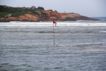 Sticker - fishing boat on the beach