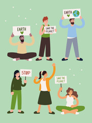 Poster - people save the planet