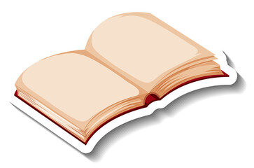 Wall Mural - opened book with empty pages