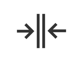 Poster - Close icon vector sign. Cancel symbol web design. Error, denied, avoid or wrong data button.