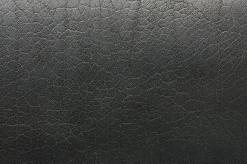 Wall Mural - Pattern of black leather surface