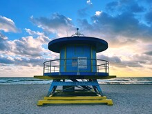 Lincoln Road Lifeguard Tower On Miami Beach, Miami, Florida, USA