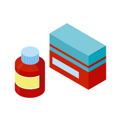 Sticker - Packs Of Medicine Composition