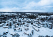 © Aurelijus - Tauragnai winter landscape. Lithuanian town in winter