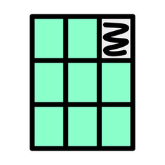 Sticker - Wall Tiles Icon