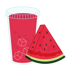 Poster - smoothie watermelon fruit