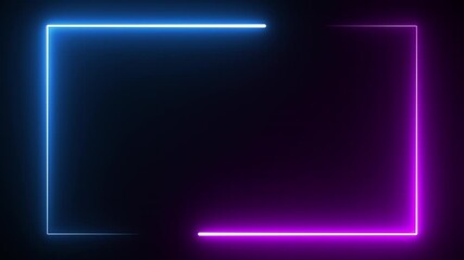 Wall Mural - abstract neon studio background in bright colors. colorful neon template soft color background live 