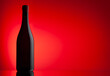 Red wine bottle