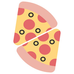 Canvas Print - Pizza Slices

