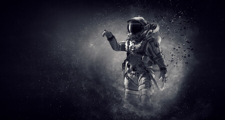 Wall Mural - astronaut and space exploration theme.