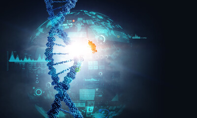 Wall Mural - innovative technologies in science and medicine