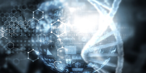 Wall Mural - innovative technologies in science and medicine