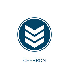 Poster - chevron vector icon. arrow filled flat symbol for mobile concept and web design. black collection gl