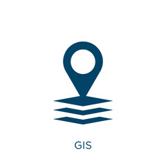 Poster - gis vector icon. forest filled flat symbol for mobile concept and web design. Black islamic glyph icon. Isolated sign, logo illustration. Vector graphics.
