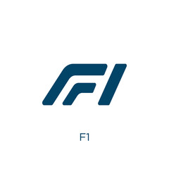 Poster - f1 vector icon. car filled flat symbol for mobile concept and web design. Black vehicle glyph icon. Isolated sign, logo illustration. Vector graphics.