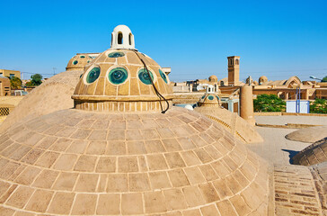 Sticker - The skyline of Kashan, Iran