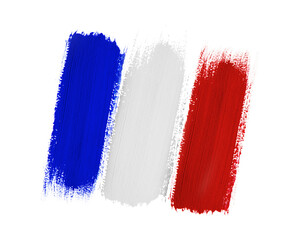 Wall Mural - Grunge flag of France background