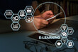 © Marcela Ruty Romero - E-learning education internet technology webinar online courses concept.