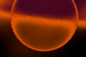 Wall Mural - abstract red planet or sun