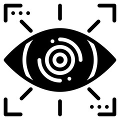 Poster - vision glyph icon