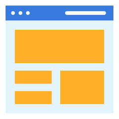 layout flat icon