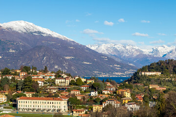 Poster - Bellagio, Como, Lombardy, Italy: Landscape view