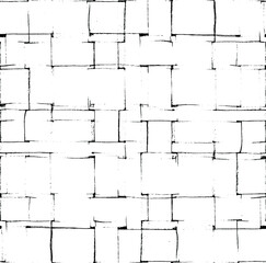 Aufkleber - Slim lines texture. Parallel and intersecting lines abstract pattern. Abstract textured effect. Black isolated on white background.Vector illustration. EPS10.