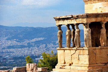 Poster - Temple in the acropolis