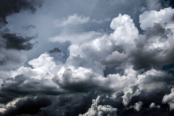Wall Mural - dramatic clouds background