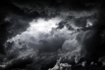 Wall Mural - dramatic clouds background