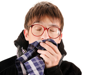 Wall Mural - Young Man with a Handkerchief