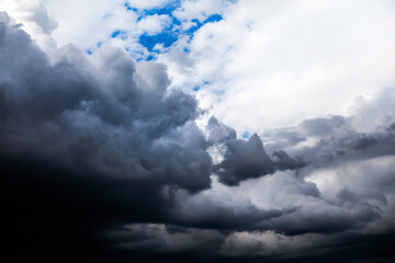 Wall Mural - dramatic clouds background