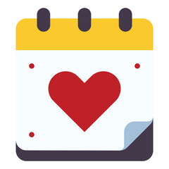 Poster - calendar flat icon