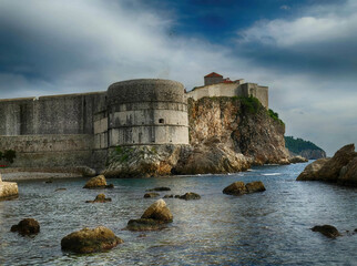 Wall Mural - Bokar Fortress and medieval city walls