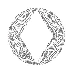 Poster - single one line drawing poker playing cards suit diamond design shape single icon. diamond suit deck