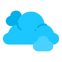 Wall Mural - cloud flat icon