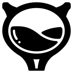 Poster - bladder glyph icon