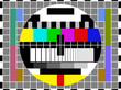 © lnm - Tv screen test vector. Vintage illustration of the television screen  sample with lines and colors