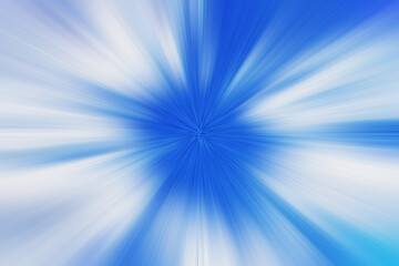 Abstract blue zoom speed motion background