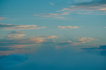 Wall Mural - morning mist from Lake Mjøsa meets the sky