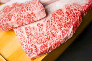 Wall Mural - Japanese A5 Wagyu Christmas Steak Sake