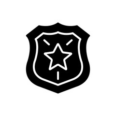 Wall Mural - Police logo icon