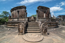 Temples Of Old City Of Polonnaruwa Sri Lanka