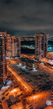 Fototapeta Miasto - view of the night city