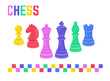 Chess set illustration